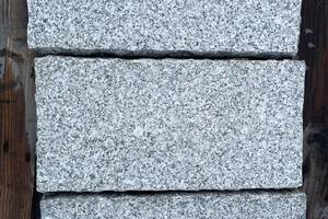 Palisaden -10x25cm- BRAVO MONTANA+ Granit 10x25x50cm edelgrau