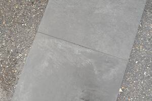 Feinsteinzeug EMPEROR® URBAN BROOKLYN 2. WAHL Feinsteinzeug 80x80x2cm (Werkmaß abweichend) Betonoptik dunkelgrau