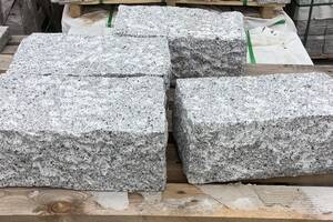 Mauersteine BRAVO RUSTIQUE Granit 35x17x15cm edelgrau