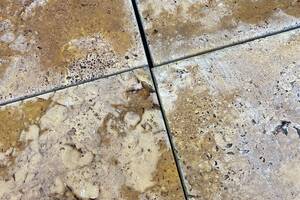 Terrassenplatten DORATO -antik- Travertin 60x40x3cm gold-gelb-beige