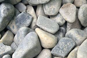 Kies CELTIC Marmor 25-40mm hellgrau-blau