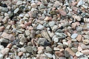 Splitt RODEO Marmor 8-16mm rosa bunt mit schwarz