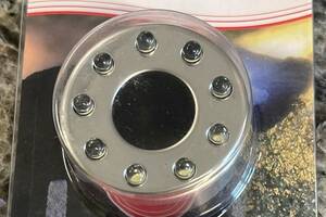 Quellstar LED-Leuchte   900 dia. 48mm, Anschluss 1 in verchromt, blaues Licht