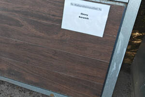 Feinsteinzeug EMPEROR® COUNTRY PLANKE EBONY 2. WAHL Feinsteinzeug 180x20x2cm (Werkmaß abweichend) anthrazit-braun