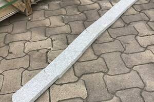 Rasenmähkante BRAVO EXACTA -geflammt- Granit 25x10x2,5cm edelgrau