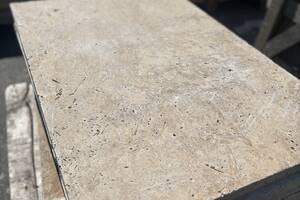 Terrassenplatten NOCE TOROSA® -antik- Travertin 90x60x3cm hellbraun